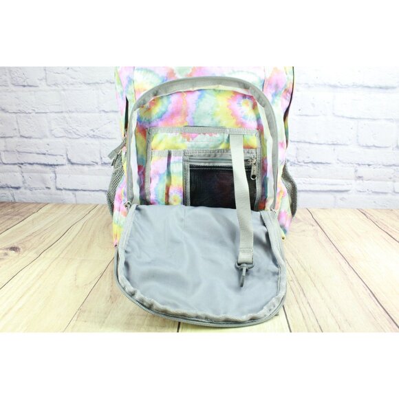 LL Bean Big Kids Multi Tie Dye Print Deluxe Book Pack 37L Print School Backpack main image 8